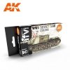 AK Interactive AK11657 3G WWII SOVIET TANK COLORS 6x17 ml